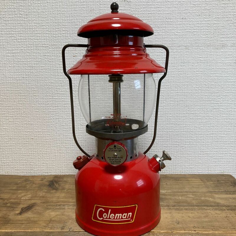 美品 コールマン ランタン 200A USA製 イエローボーダー 1960年5月製造 coleman lantern pyrex ビンテージ キャンプ 点灯確認済 200