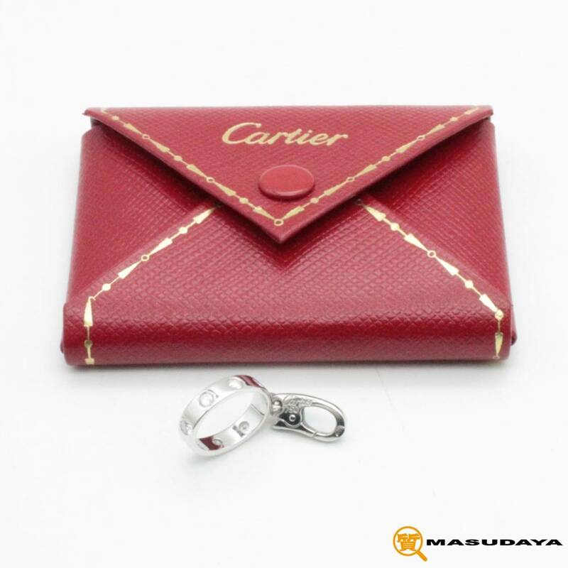 ◆◇【美品】Cartier カルティエ ラブ チャーム 7P フルダイヤモンド 750/K18WG◇◆