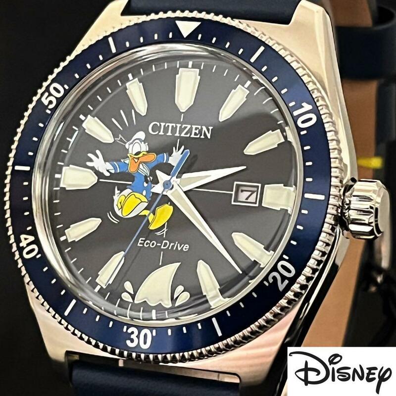 【ドナルドダック】Disney/ディズニー/CITIZEN/シチズン/メンズ(レディース）腕時計/展示品特価/男性.女性用/激レア/かわいい/お洒落/希少!