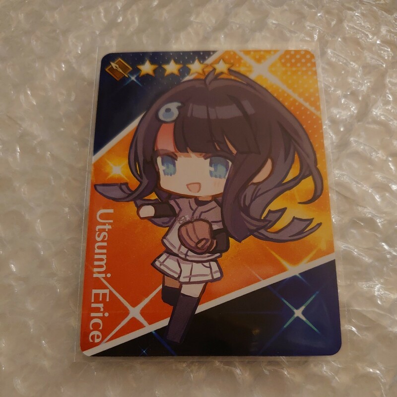 FGO Fate/Grand Order 宇津見エリセ ランサー グレイルリーグ 野球 カード 美品