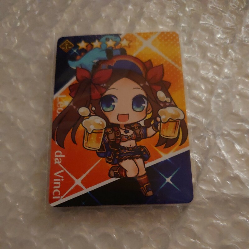 FGO Fate/Grand Order レオナルド・ダ・ヴィンチ ルーラー グレイルリーグ 野球 カード 美品