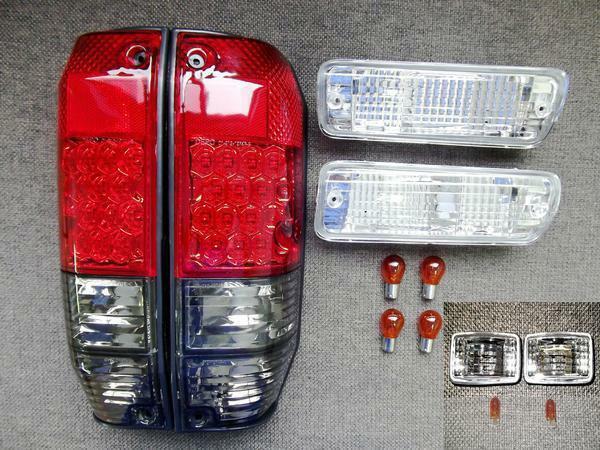 トヨタ ランクル プラド 78 LJ78 KZJ78 フロント ウィンカー & サイドマーカー ＆ LED テールランプ 左右 セット ランドクルーザー