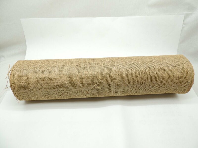 麻布（幹巻テープ）巾57cm 長さ20m Jan 4931999783420　巻く 木 樹木 幹 保護 養生 雪囲い インテリア 通気 保温　