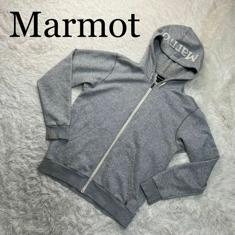 Marmot マーモット ジップアップパーカー グレー XL 長袖 トップス パーカー