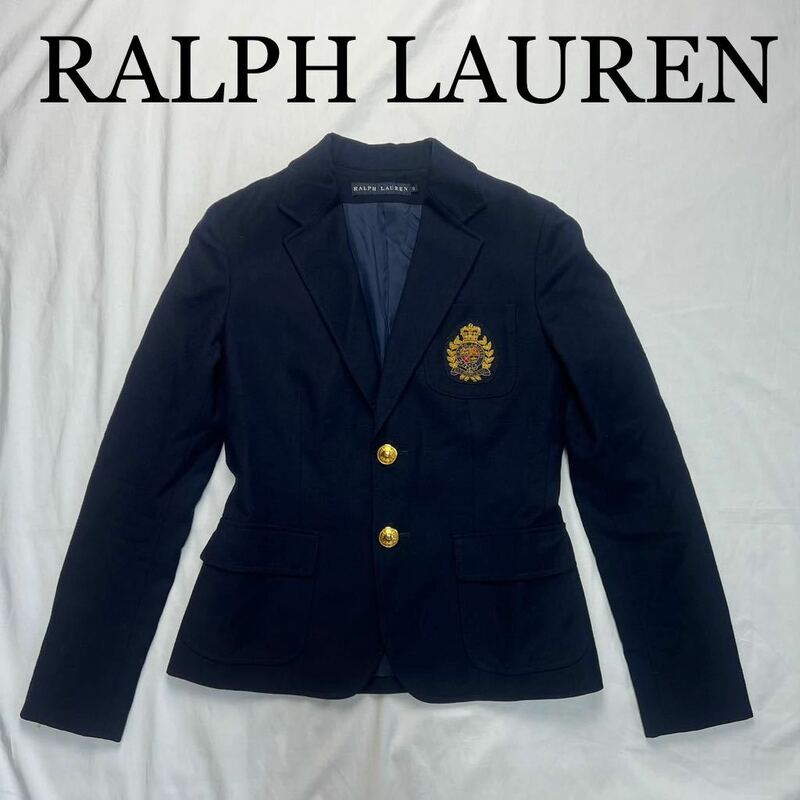RALPH LAUREN ラルフ ローレン 紺ブレ 金ボタン ジャケット 9サイズ