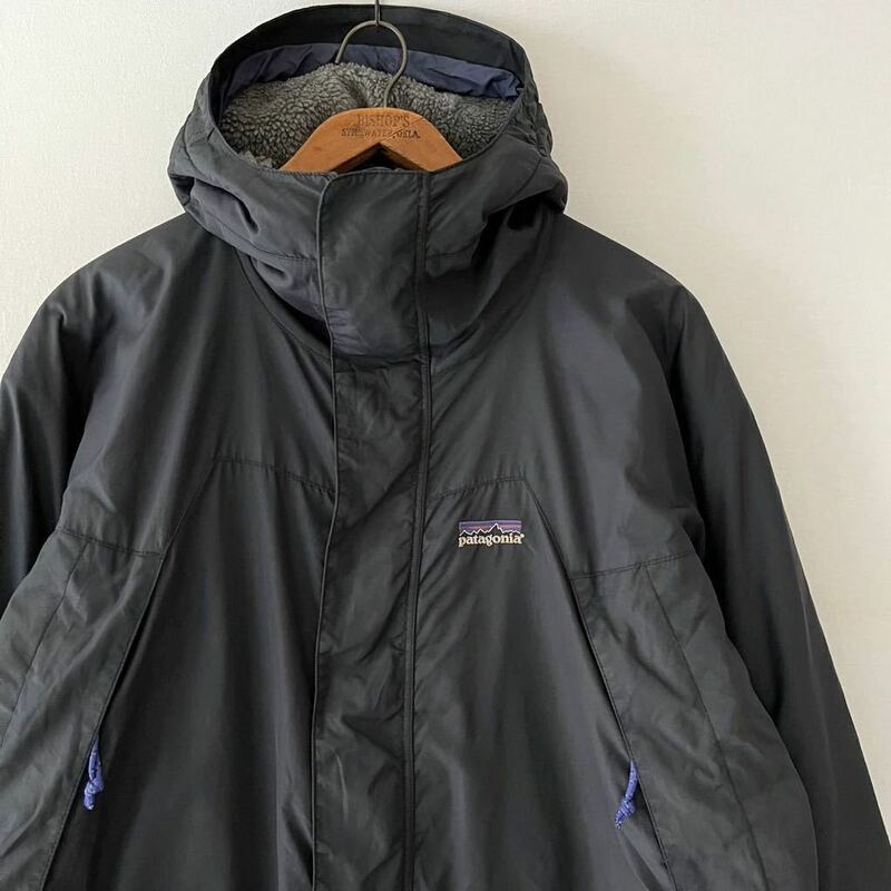 00s Patagonia 黒タグ INFURNO JACKET ブラック S ビンテージ 00年代 パタゴニア インファーノジャケット 黒 オリジナル ヴィンテージ