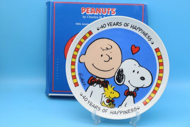 1990 Willitts PEANUTS Snoopy 40 Years Of Happiness Collectors Plate/スヌーピー/ヴィンテージ/179078934