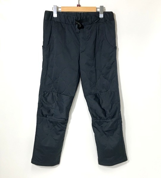 CAPTAINS HELM QUILTED PANTS キルティング パンツ MADE IN JAPAN カジュアル Mサイズ ブラック系 キャプテンズヘルム ボトムス A3332◆