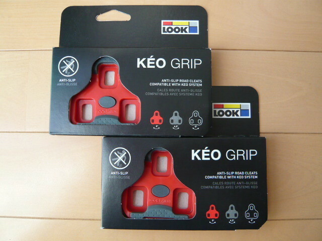 ★ LOOK ルック KEO ケオ GRIP グリップ CLEAT クリート RED レッド 9° 2個セット