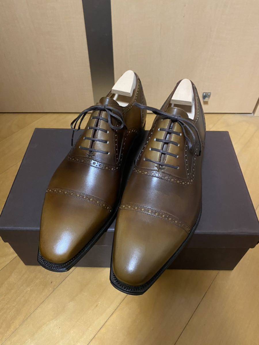 新品　CORTHAY BUCY コルテ　純正ツリー付き　ブシー　26.5cm ビジネスシューズ 革靴 ブラウン 