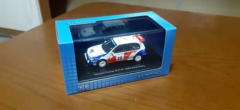 ノレブ　　日産　パルサー　GTI-R 1992 RAC ラリー　1/43 NOREV LUMYO Pulsar GTI-R RAC RALLY 1/43 