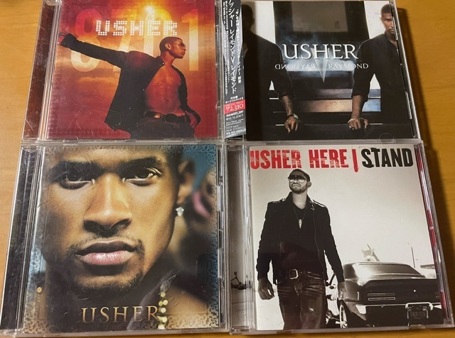 【即決】USHER★アッシャー★CDアルバム★4枚セット★ラップ・ヒップホップ・R&B・ソウル