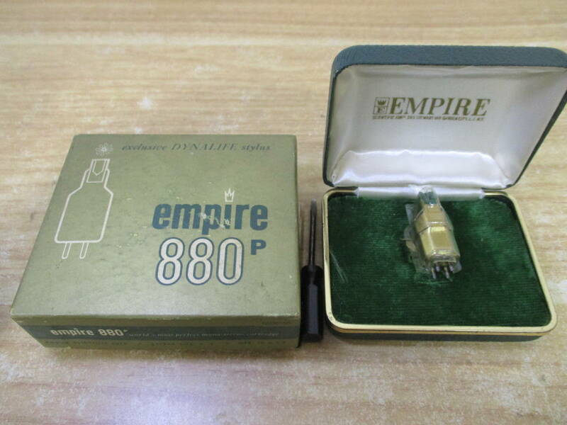 e10-3（empire 880P レコード針）エンパイヤ 交換針 カートリッジ ターンテーブル オーディオ機器 動作未確認 現状品