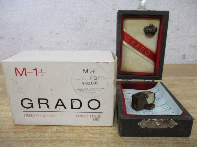 e10-3（GRADO M-1＋ カートリッジ）レコード針 交換針 M1＋ グラド グラード ターンテーブル 音響機器 動作未確認 現状品