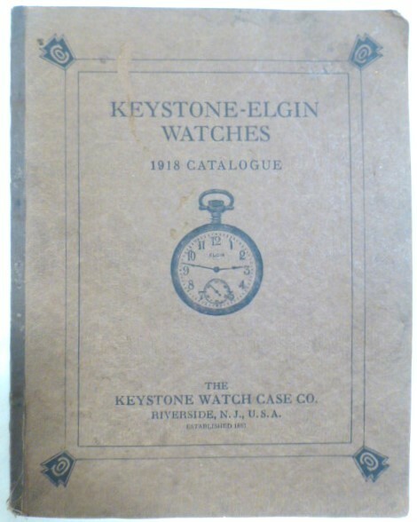 当時物 ◆ キーストーン－エルジン時計カタログ / 1918年 ◆ 小冊子 / カタログ