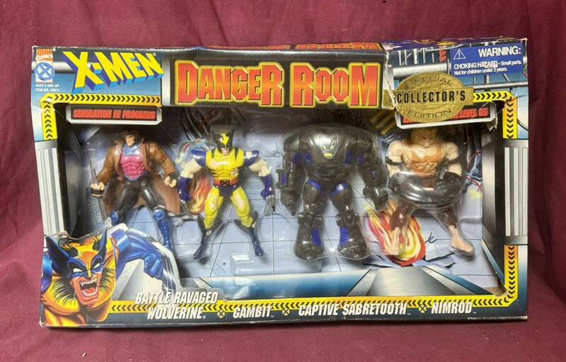 '96 TOYBIZ『X-MEN DANGER ROOM』SPECIAL COLLECTOR'S EDITION アクションフィギュア MARVEL COMICS ウルヴァリン ガンビット