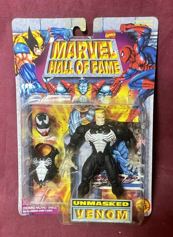 '97 TOYBIZ『MARVEL HALL OF FAME』UNMASKED VENOM アクションフィギュア ヴェノム SPIDER-MAN スパイダーマン