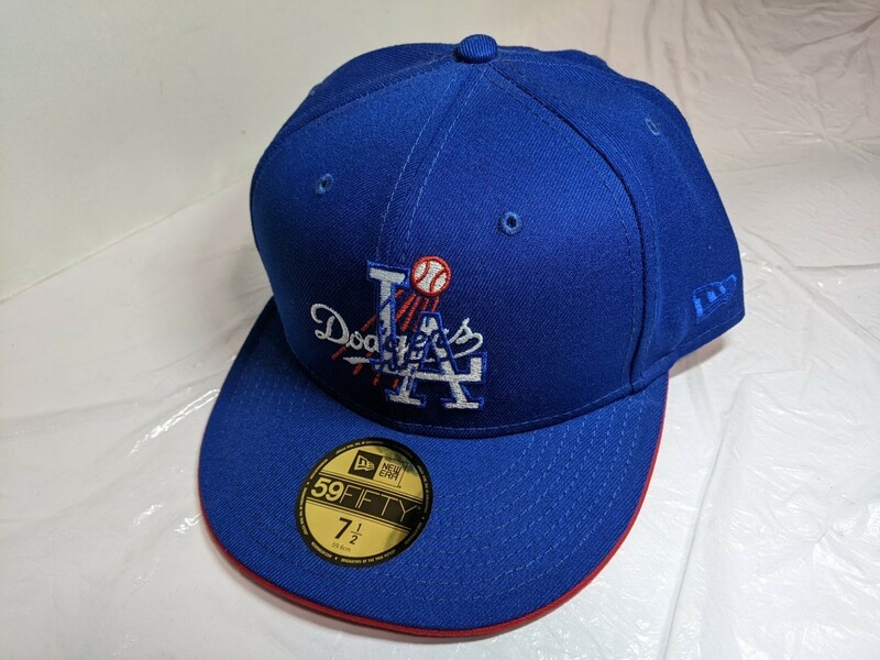新品未使用 New Era 59FIFTY ドジャース ニューエラ 完売品 LA キャップ LOSANGELESDODGERS DOUBLELOGO 帽子 CAP 野球帽