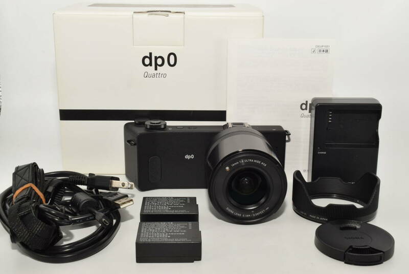 【特上品】 SIGMA デジタルカメラ dp0Quattro FoveonX3 有効画素数2,900万画素　#6632