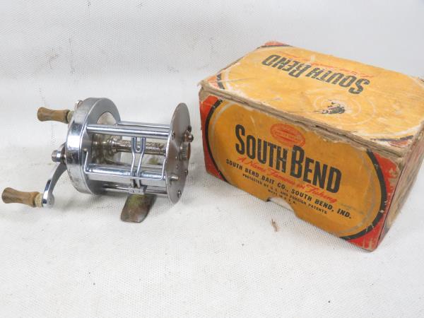 ΛSOUTH BEND No.400 ANTI-BACK-LASH　希少　OLD　ビンテージ　オールド　ダイレクトリール　サウスベンド