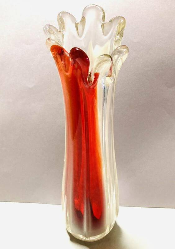 花瓶 ガラス レトロ アンティーク インテリア