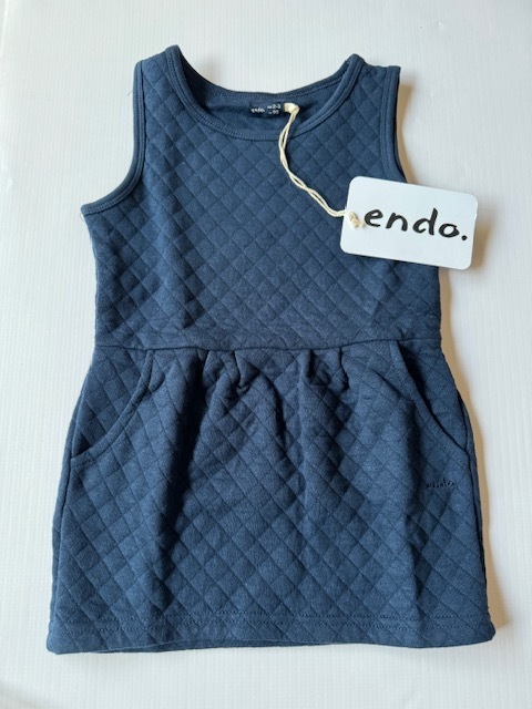 タグ付未使用品 　海外ブランド ENDO 　ワンピース　ドレス　98cmサイズ 2-3歳 冬