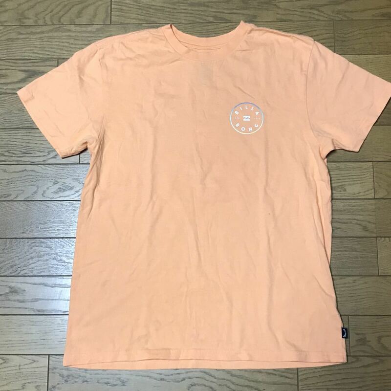 BILLABONG MEN’S SHORT SLEEVE T-SHIRTS size-M(着丈66身幅54) 中古 送料無料 NCNR