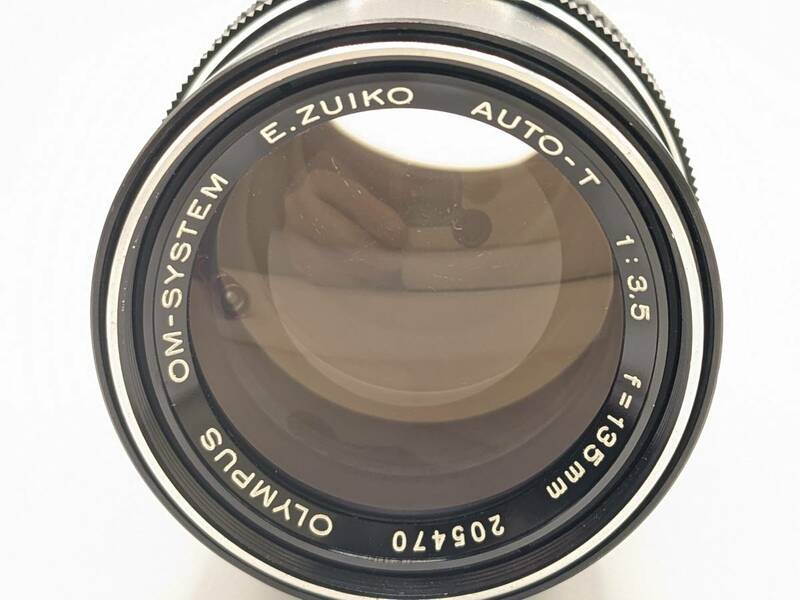 ★極上品★ オリンパス OLYMPUS E.ZUIKO AUTO-T 135mm F3.5 単焦点 オールドレンズ #1307