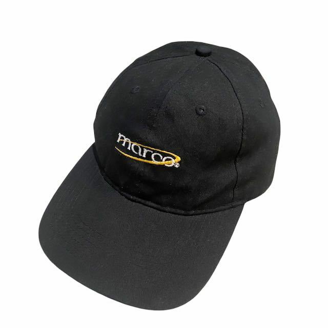 希少 Y2K ビンテージ marco × SHARP シャープ 企業ロゴ刺繍 キャップ CAP ベースボール 帽子 90s SONY
