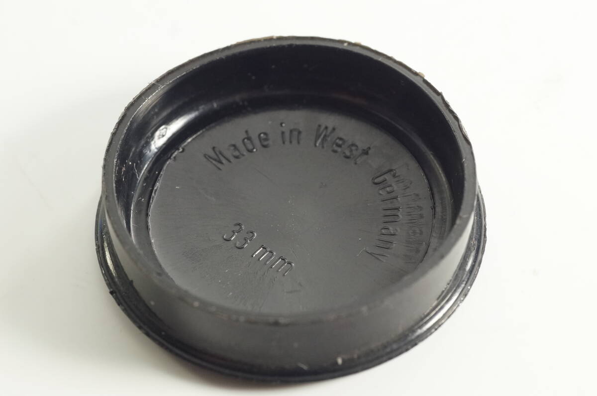 蓋CG【キレイ 】希少品 West Germany 33mm 西ドイツ製 内径33mm カブセ式 レンズキャップ