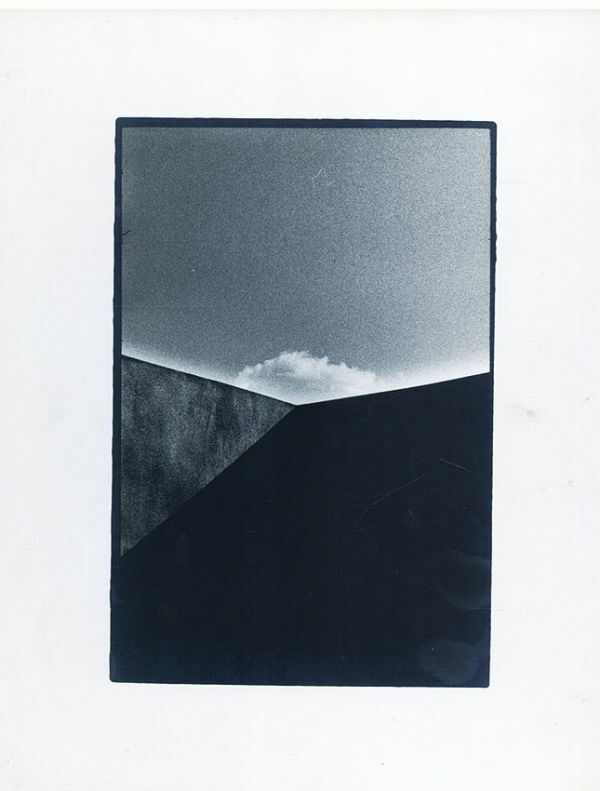 田中長徳プリント「1492」　ゼラチンシルバープリント　パネル貼　裏にサイン、年記　21.6×14.7　1972年　Chotoku Tanaka