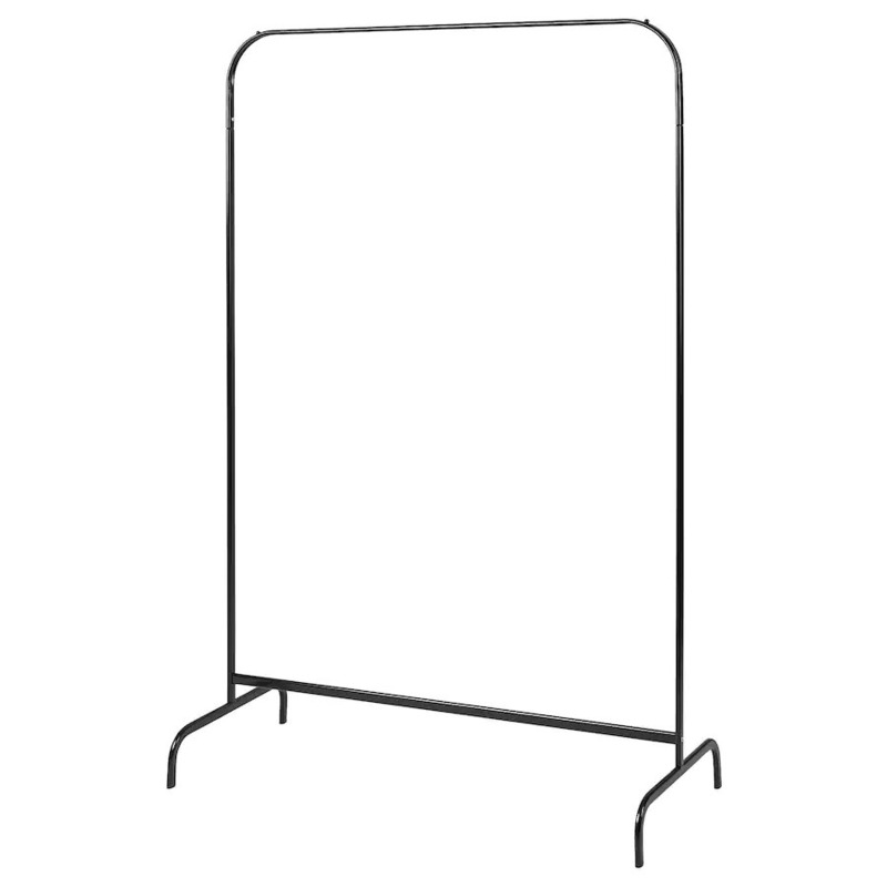 IKEA ハンガーラック, MULIG ムーリッグ (L) ,ブラック, 99x152 cm 送料￥750!