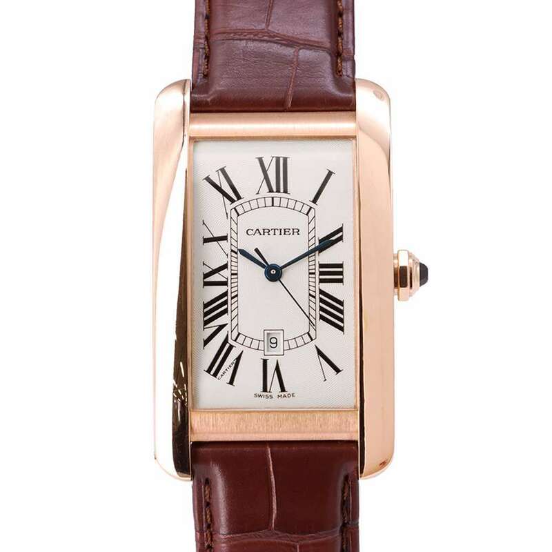 カルティエ タンクアメリカンLM W2609156 Cartier 腕時計 シルバー文字盤 【安心保証】