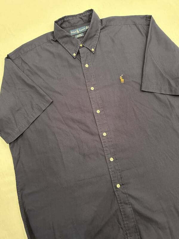 Polo Ralph Lauren ポロラルフローレン BLAKE 半袖シャツ サイズXL 紺ネイビー パンツ ジャケット