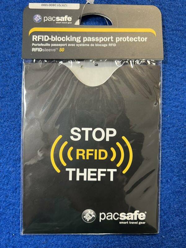 pacsafe パックセーフ　RFID スキミング防止　パスポートスリーブ　定価700円　税別　未使用　新品