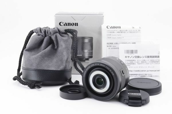 【美品 動作確認済】 Canon キャノン EF-M 28mm F3.5 Macro IS STM Lens From JAPAN 2052630