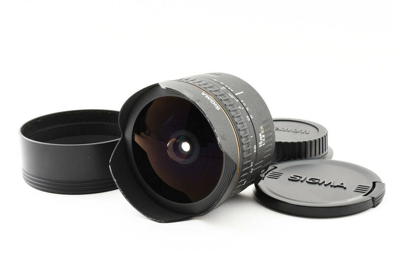 光学極上美品！SIGMA シグマ for Canon 15mm F2.8 EX DG DIAGONAL FISHEYE キヤノン用 EFマウント 魚眼 大口径 超広角単焦点