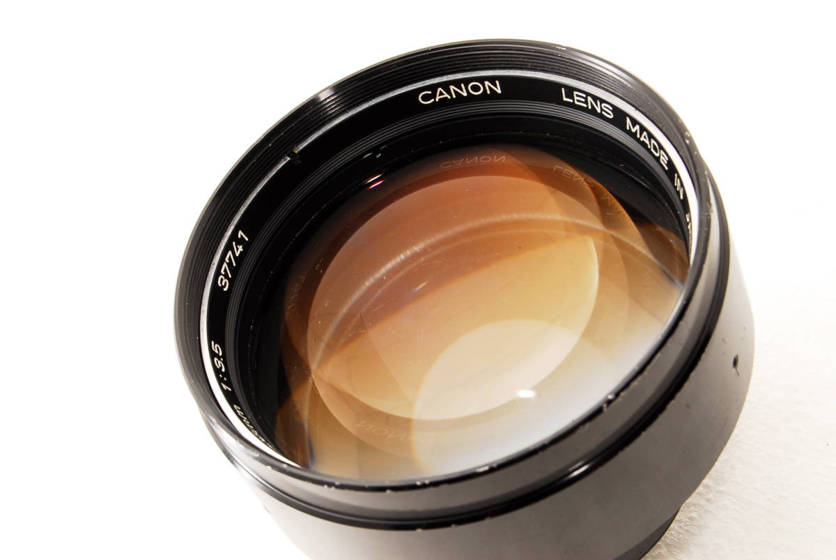 【美品】 CANON LENS EX 125mm F3.5　EXマウント 単焦点 ★ 136145