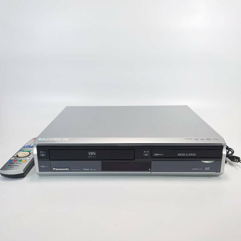 地デジ対応 Panasonic DMR-XP21V VHS⇔DVD⇔HDD ダビOK ビデオデッキ ダビング パナソニック 現状品