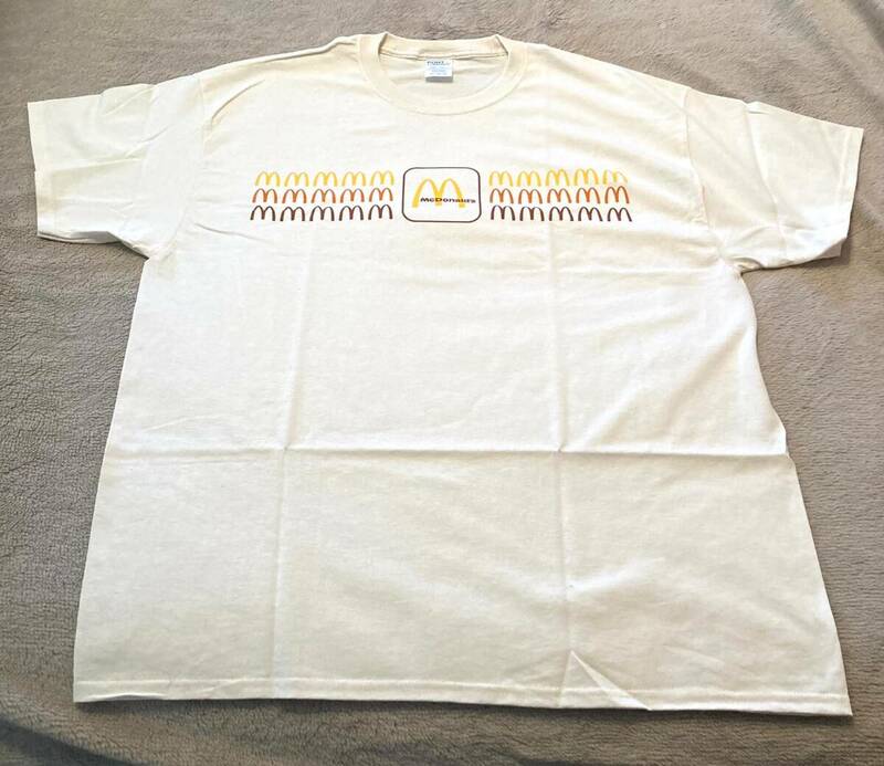 マクドナルド McDonald's レトロ Ｔ-シャツ Retro T-Shirt サイズ XL MADE IN HONDURAS [PORT & COMPANY] CORE COTTON-100% COTTON