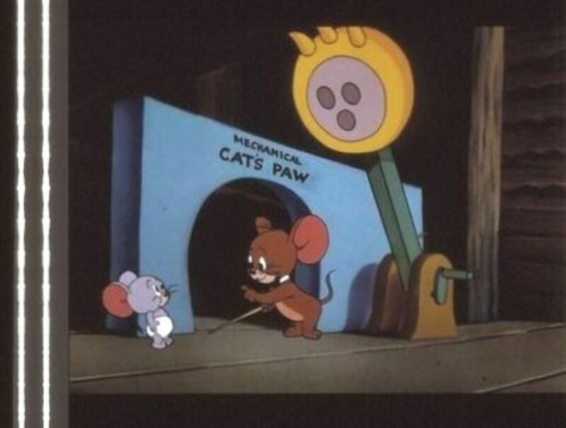 トムとジェリー 35mm映画フィルム MGM メトロゴールドウィンメイヤー タフィー ニブルス スパイク クワッカー ★連続５コマ Tom and Jerry
