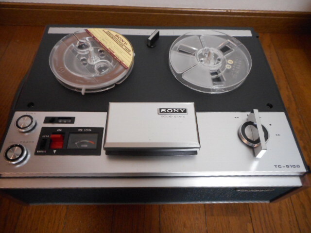 SONYソニー　TC-5100 テープコーダー　オープンリールデッキ　ポータブルテープレコーダー　デモテープ・箱付き 