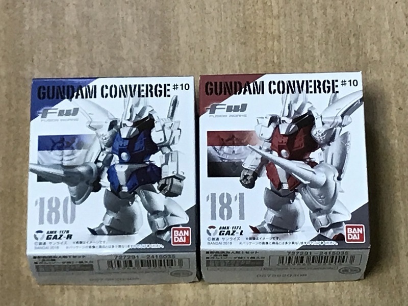 ガンダムコンバージ　＃１０　　ガズアル　ガズエル　2体セット　　ガズR　ガズL　　FW GUNDAM CONVERGE　 gundamconverge