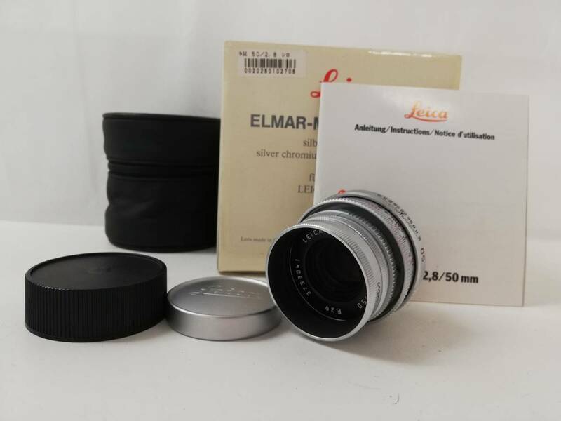 [箱付き] Leica ライカ ELMAR-M 50mm f/2.8 E39 Мマウント エルマー レンズ フィルムカメラ 1185