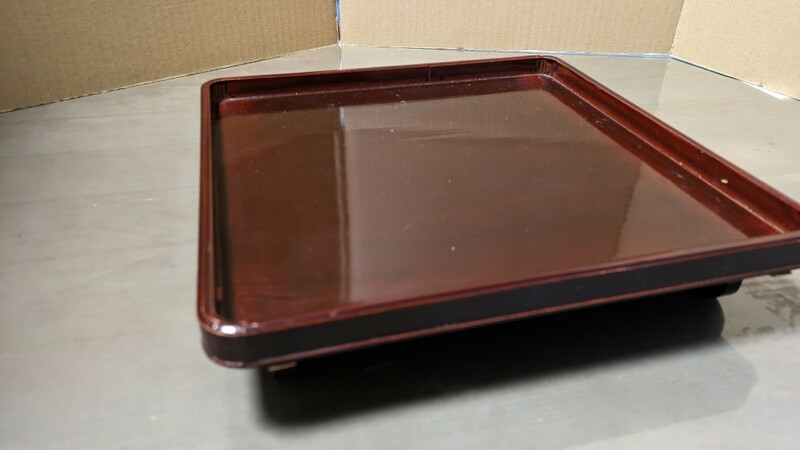 春慶塗 木製 花台 茶道具 神具 炭台134 配膳台 高級 和製 日本製 tray トレー 食器
