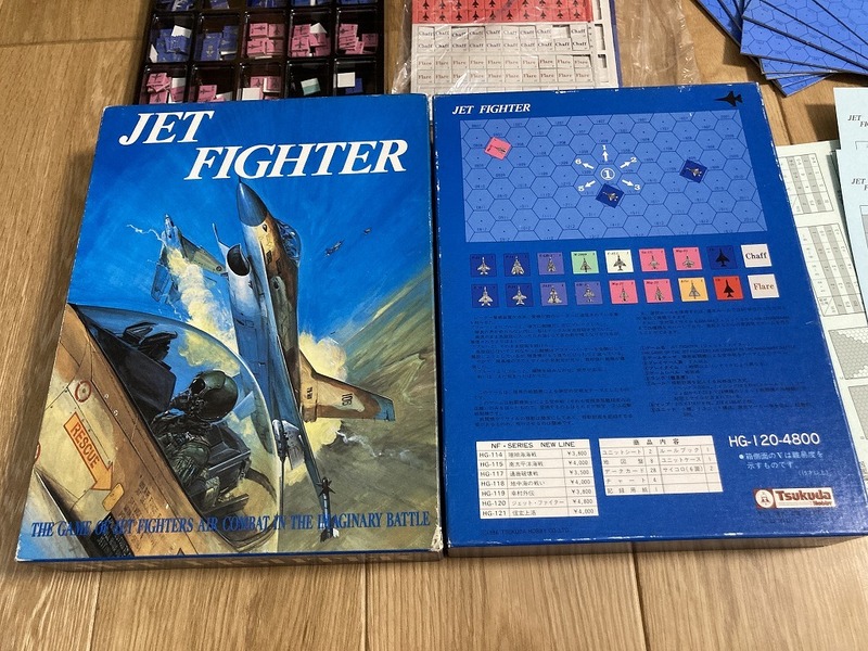 ★ウォーゲーム ジェットファイター JET FIGHTER HG-120 ツクダホビー 現代空戦 Y