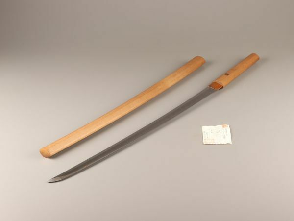 古美術 時代武具 刀 68.4cm 無銘 登録付 白鞘 時代物 極上品 初だし品 C4415