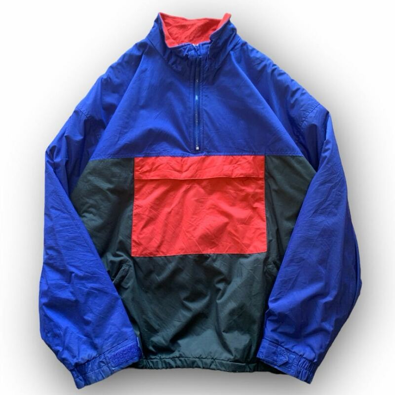 231001BRB141● 1990'S GAP (XL) オールドギャップ GP TECH Pullover ビンテージ vintage プルオーバージャケット ナイロンジャケット