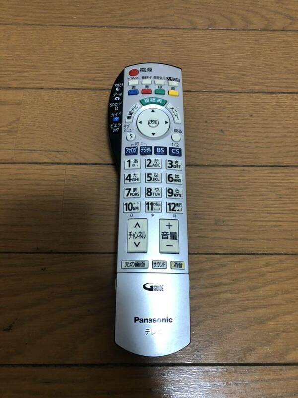 動作品☆Panasonic 液晶テレビ用リモコン EUR7667Z20