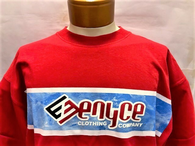 【ENYCE/エニーチェ】ICEプリント 半袖 Tシャツ DK.RED L 新品/デッドストック/希少/ヴィンテージ/大き目/快適/HIPHOP/ストリート/お買得